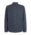 Rag & Bone Navy Featherweight Denim Shirt In Blue