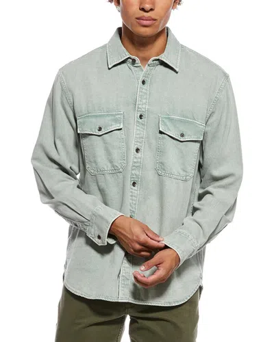 Rag & Bone Denim Shirt In Green