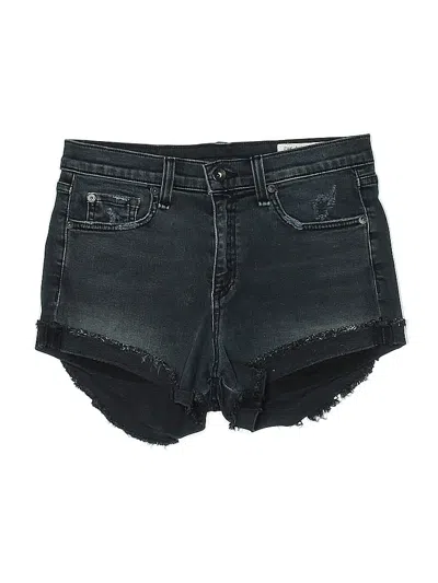 Pre-owned Rag & Bone Denim Shorts In Black