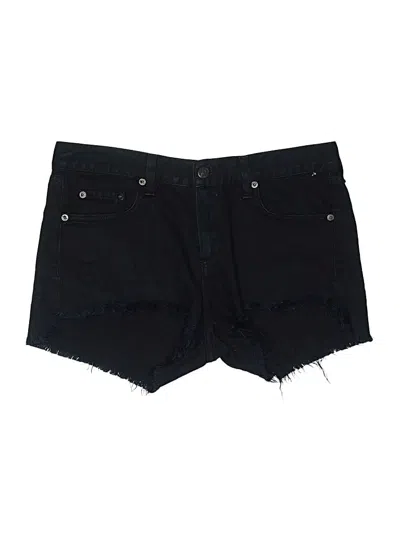 Pre-owned Rag & Bone Denim Shorts In Black