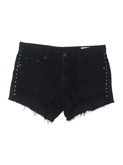 Pre-owned Rag & Bone Denim Shorts In Black