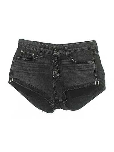 Pre-owned Rag & Bone Denim Shorts In Black