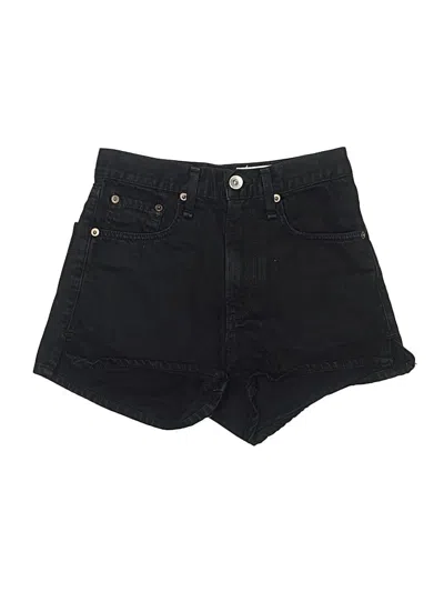 Pre-owned Rag & Bone Denim Shorts In Black