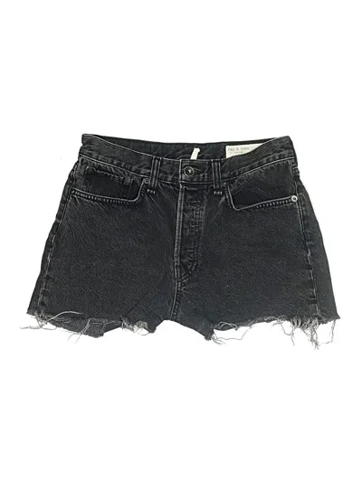 Pre-owned Rag & Bone Denim Shorts In Black