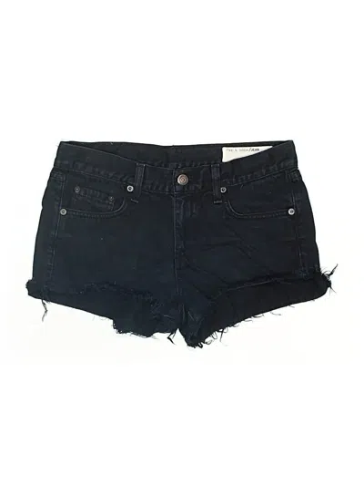 Pre-owned Rag & Bone Denim Shorts In Black