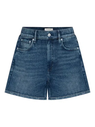 Rag & Bone Denim Shorts In Blue