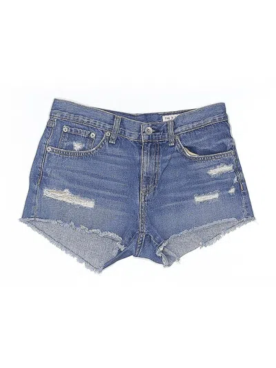 Pre-owned Rag & Bone Denim Shorts In Blue