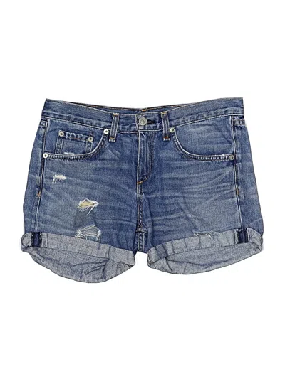 Pre-owned Rag & Bone Denim Shorts In Blue