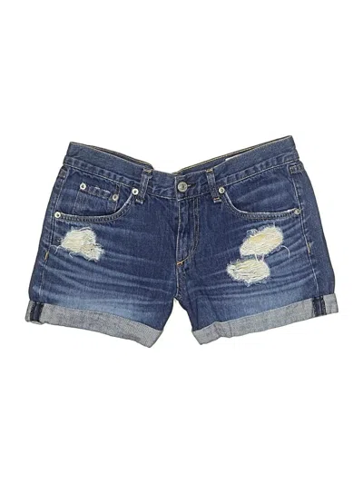 Pre-owned Rag & Bone Denim Shorts In Blue