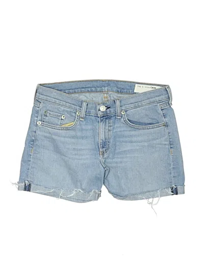 Pre-owned Rag & Bone Denim Shorts In Blue