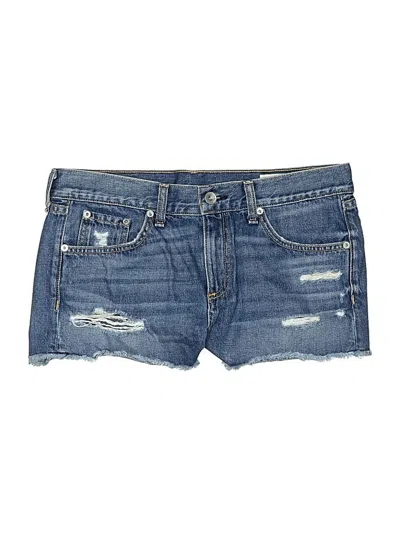 Pre-owned Rag & Bone Denim Shorts In Blue
