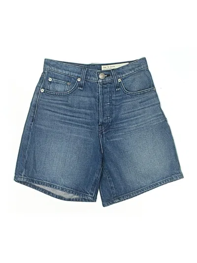 Pre-owned Rag & Bone Denim Shorts In Blue