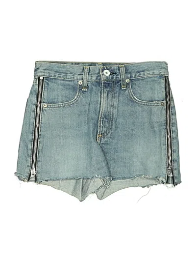 Pre-owned Rag & Bone Denim Shorts In Blue