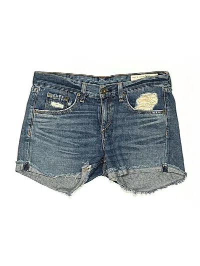 Pre-owned Rag & Bone Denim Shorts In Blue