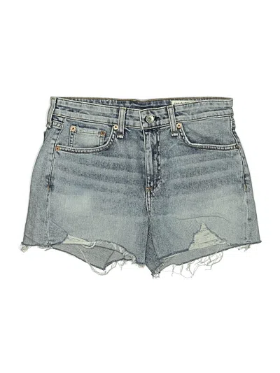 Pre-owned Rag & Bone Denim Shorts In Blue