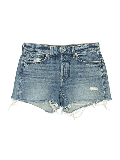 Pre-owned Rag & Bone Denim Shorts In Blue
