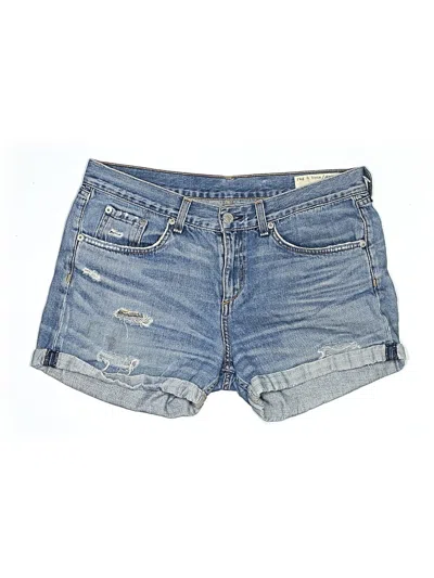 Pre-owned Rag & Bone Denim Shorts In Blue