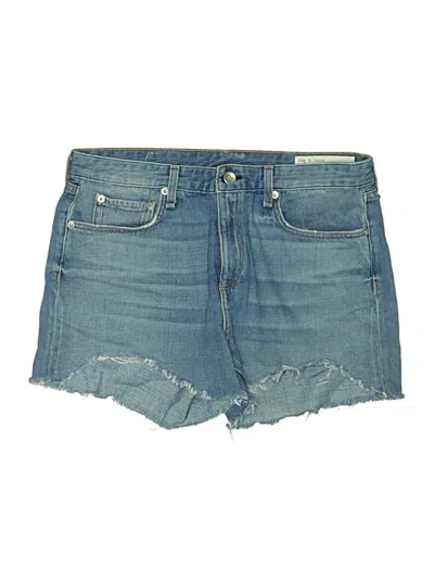 Pre-owned Rag & Bone Denim Shorts In Blue