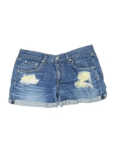 Pre-owned Rag & Bone Denim Shorts In Blue