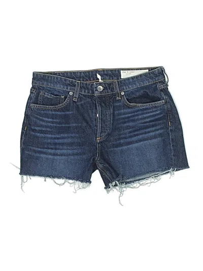 Pre-owned Rag & Bone Denim Shorts In Blue