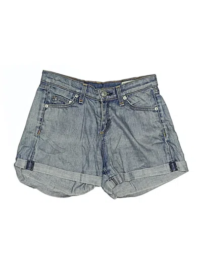 Pre-owned Rag & Bone Denim Shorts In Blue