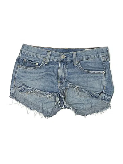 Pre-owned Rag & Bone Denim Shorts In Blue