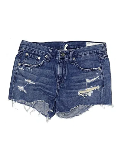 Pre-owned Rag & Bone Denim Shorts In Blue