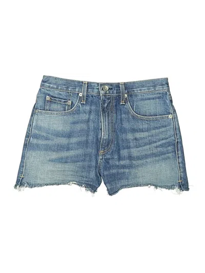Pre-owned Rag & Bone Denim Shorts In Blue