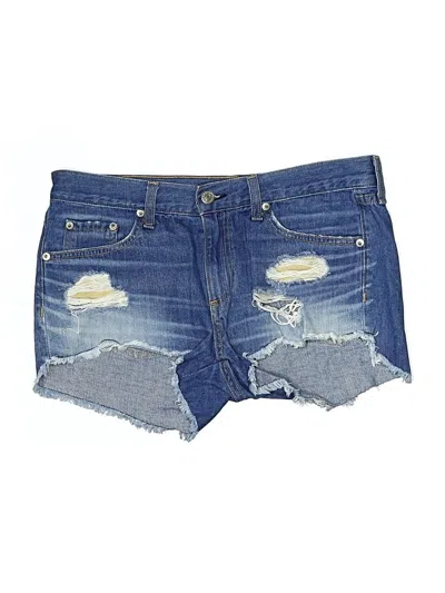 Pre-owned Rag & Bone Denim Shorts In Blue