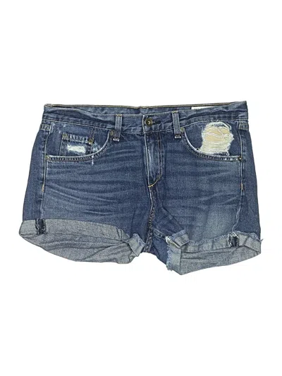 Pre-owned Rag & Bone Denim Shorts In Blue