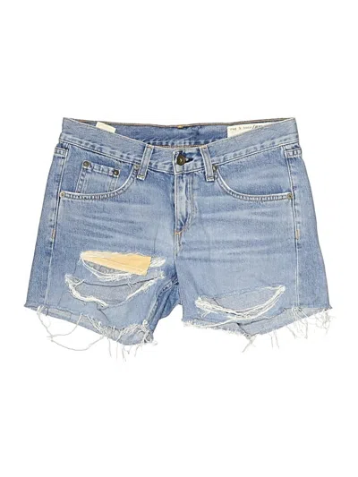 Pre-owned Rag & Bone Denim Shorts In Blue