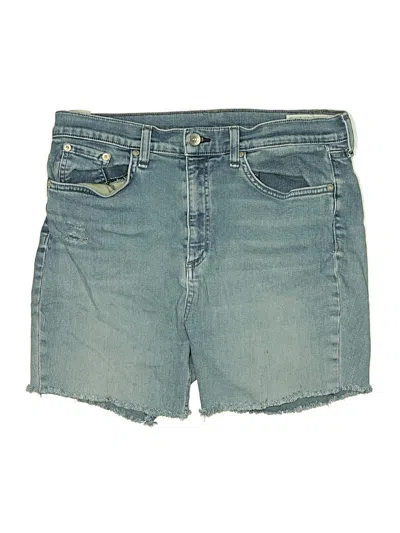 Pre-owned Rag & Bone Denim Shorts In Blue