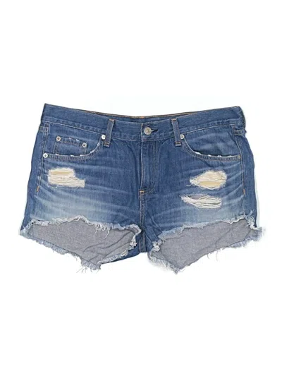 Pre-owned Rag & Bone Denim Shorts In Blue