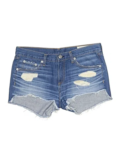 Pre-owned Rag & Bone Denim Shorts In Blue
