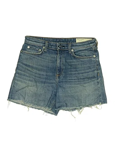 Pre-owned Rag & Bone Denim Shorts In Blue