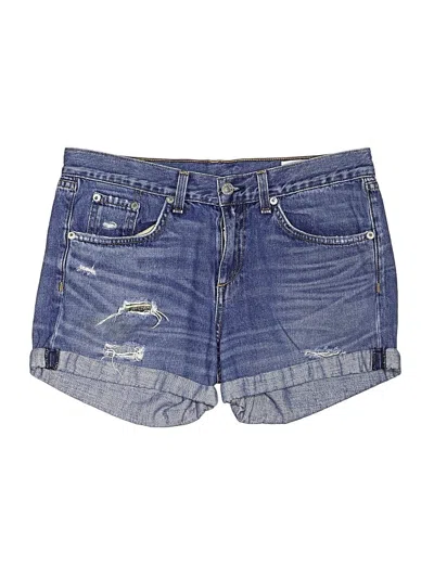 Pre-owned Rag & Bone Denim Shorts In Blue