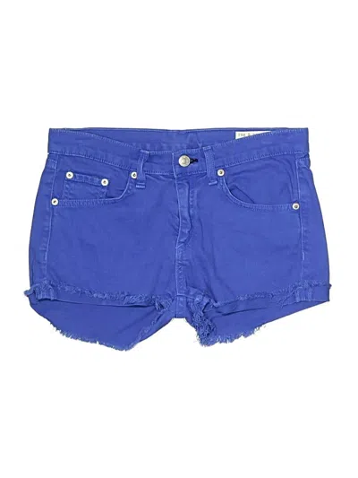 Pre-owned Rag & Bone Denim Shorts In Blue