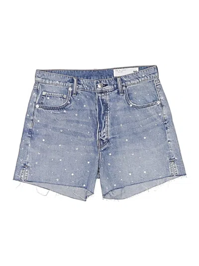 Pre-owned Rag & Bone Denim Shorts In Blue