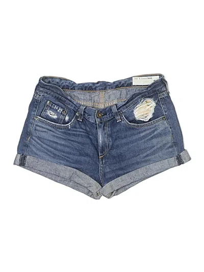 Pre-owned Rag & Bone Denim Shorts In Blue