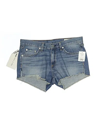 Rag & Bone Denim Shorts In Blue