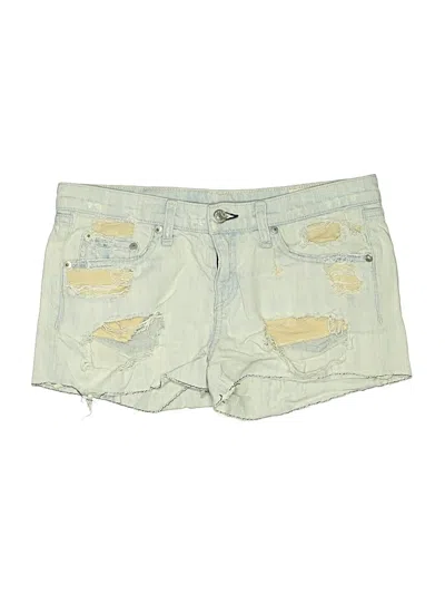 Pre-owned Rag & Bone Denim Shorts In Green