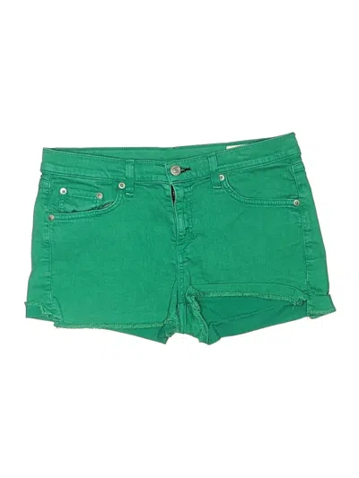 Pre-owned Rag & Bone Denim Shorts In Green