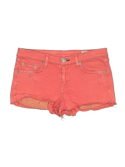 Pre-owned Rag & Bone Denim Shorts In Pink