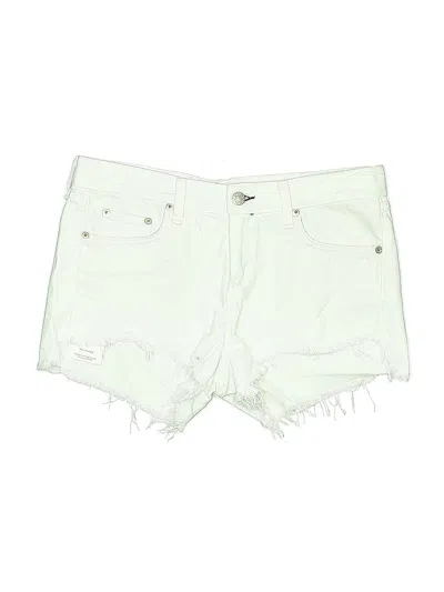 Pre-owned Rag & Bone Denim Shorts In White