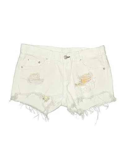 Pre-owned Rag & Bone Denim Shorts In White