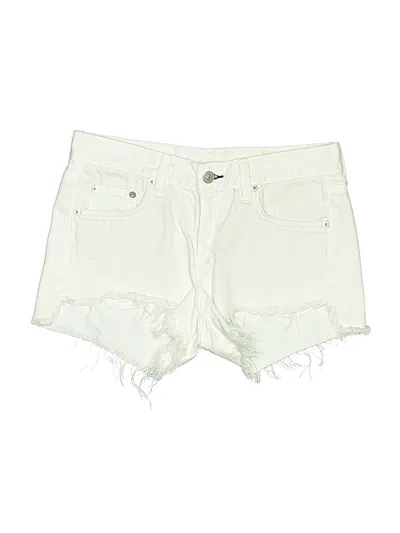 Pre-owned Rag & Bone Denim Shorts In White