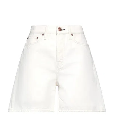Rag & Bone Denim Shorts In White