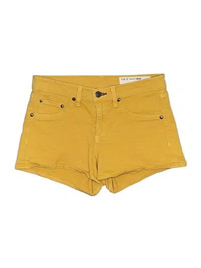 Pre-owned Rag & Bone Denim Shorts In Yellow
