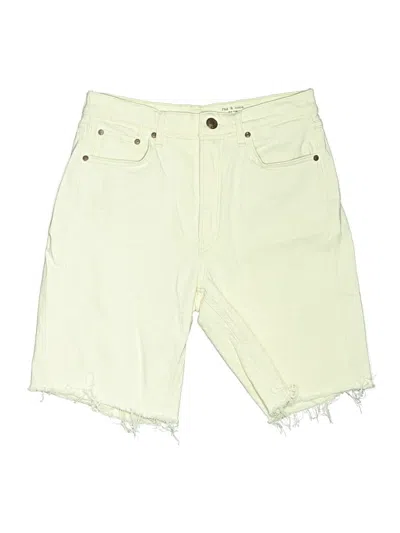 Pre-owned Rag & Bone Denim Shorts In Yellow