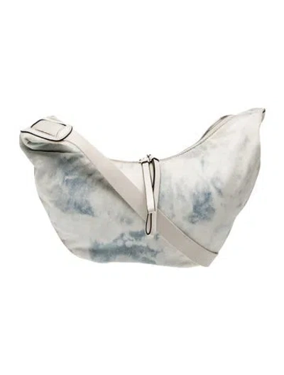 Pre-owned Rag & Bone Denim Shoulder Bag In Blue/white